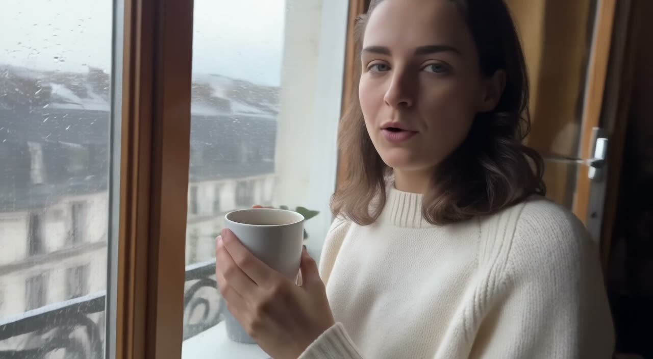 Still from Rainy morning vlog