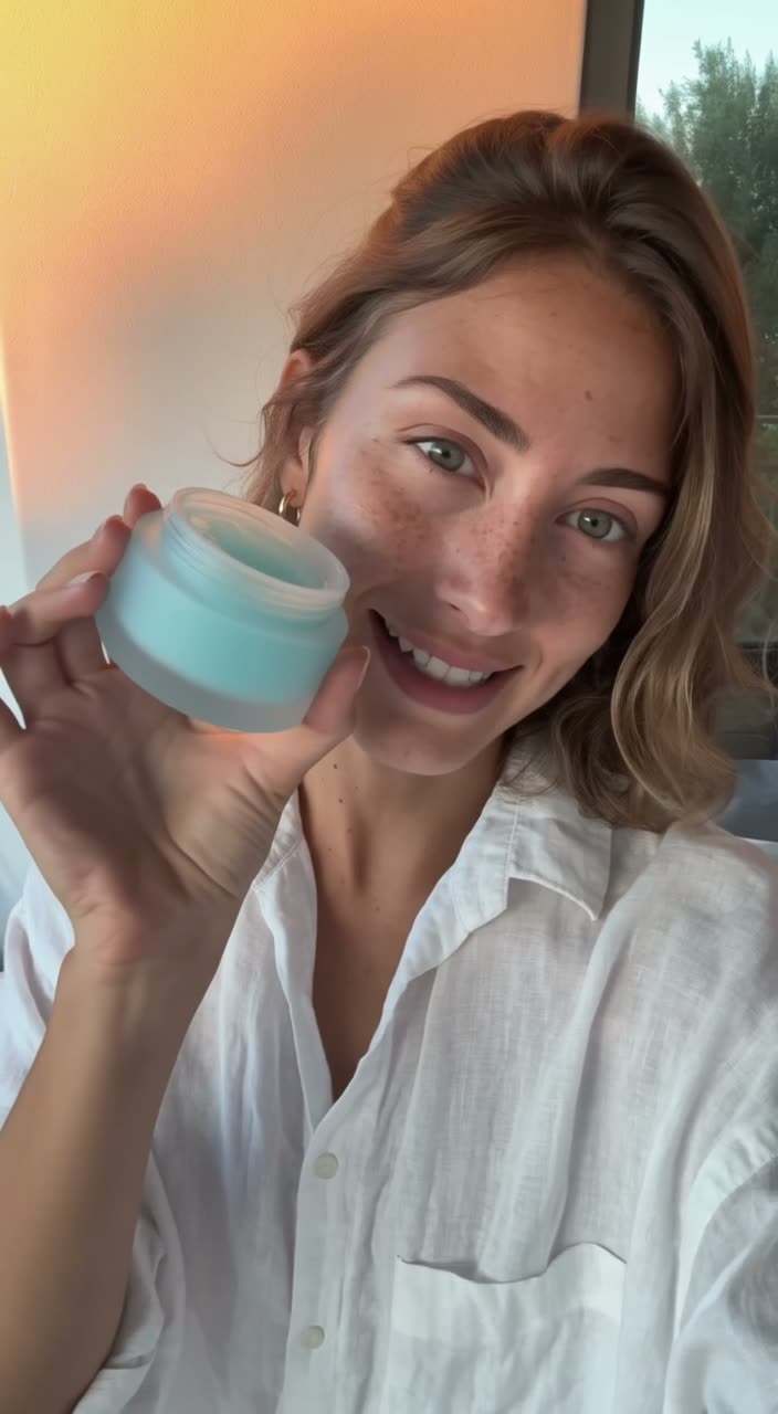 Still from Selfie skincare talk